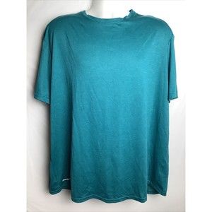 Mens Size 2XL (50-52) Russell Training Fit Fresh Force Blue Short Sleeve Shirt